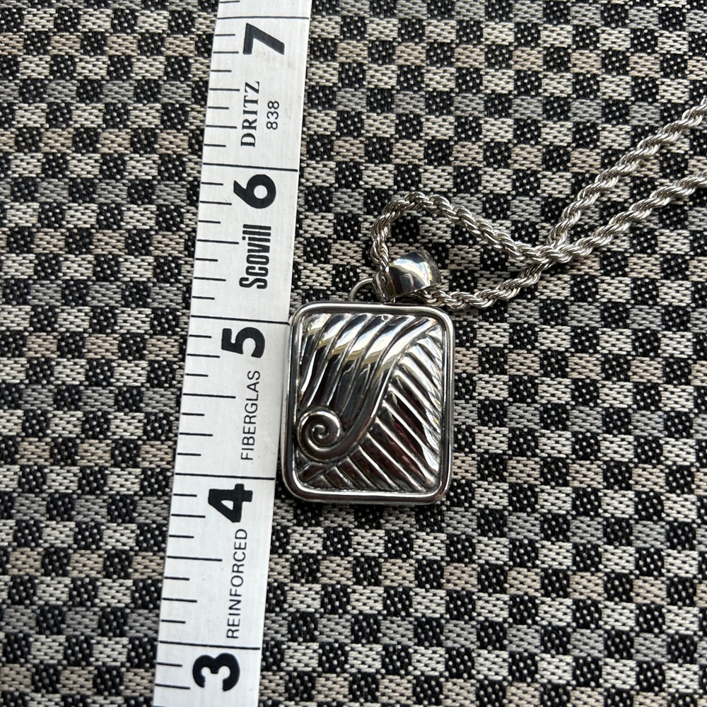 Silver Pendant Necklace - Picture 4 of 6